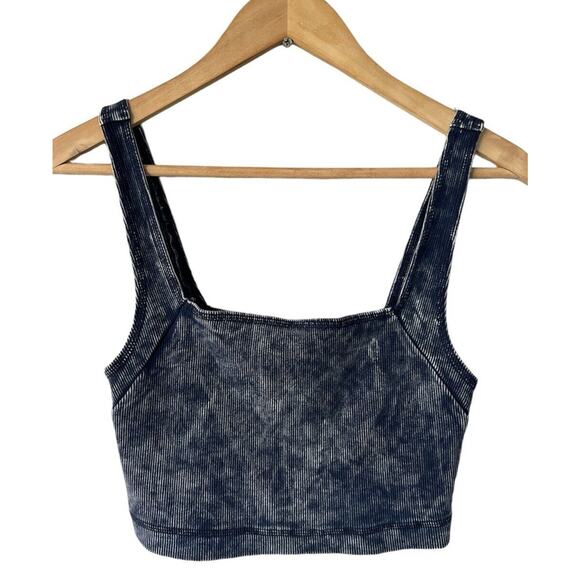 Out From Under Urban Outfitters Blue Demon Look Crop Tank Medium - Picture 1 of 4